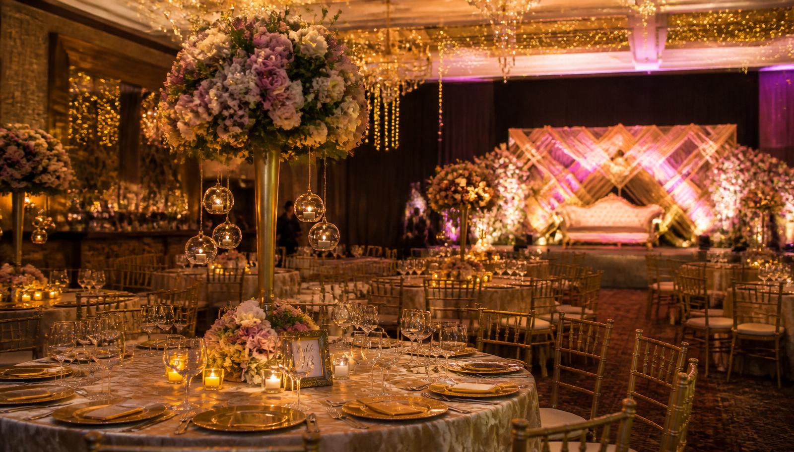 Ethereal Ivory Reception Hall