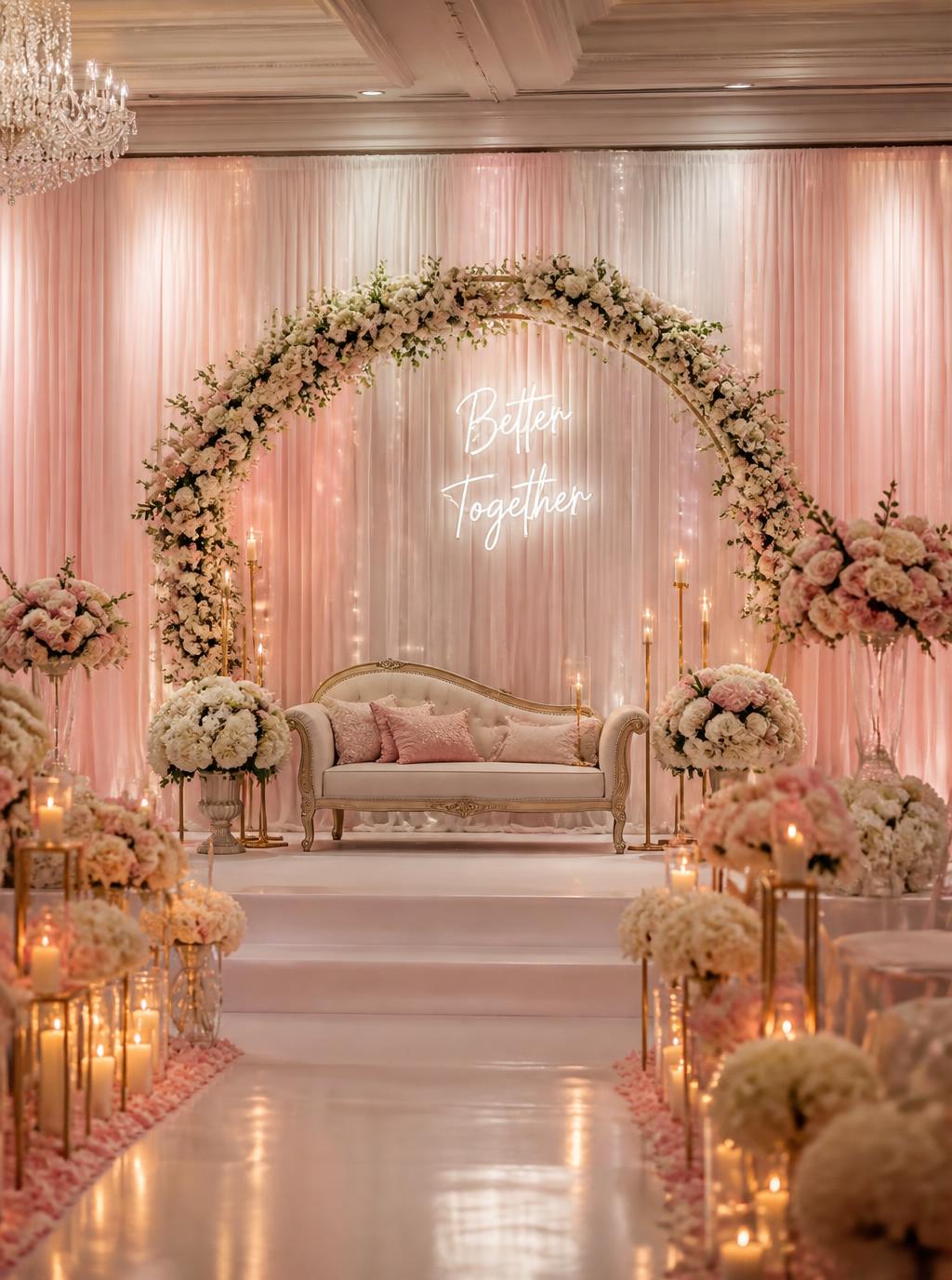 Romantic Ring Ceremony Canopy